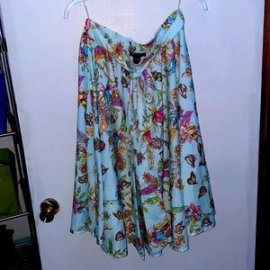 Midi Floral Skirt